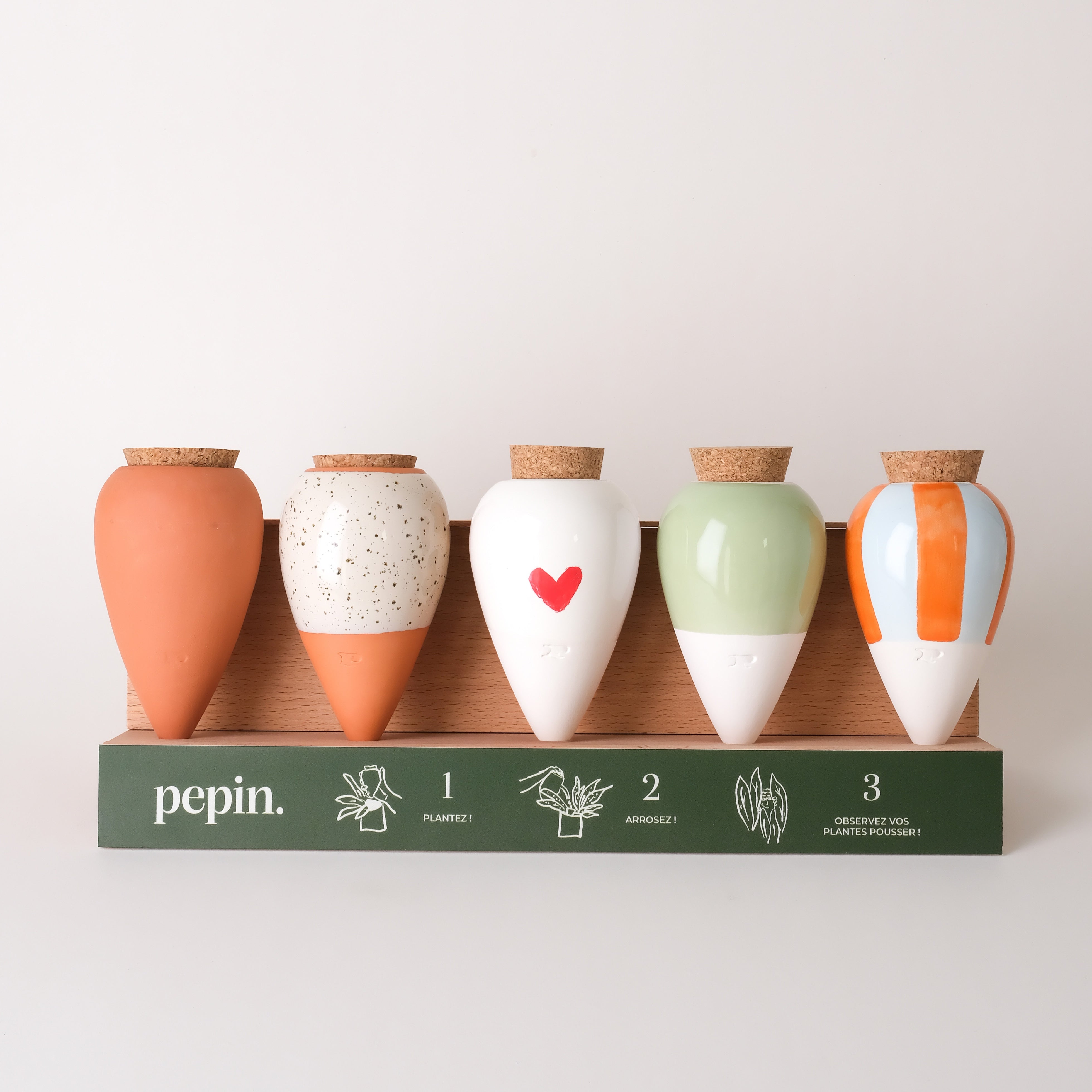 Pack découverte Olla (support bois offert)