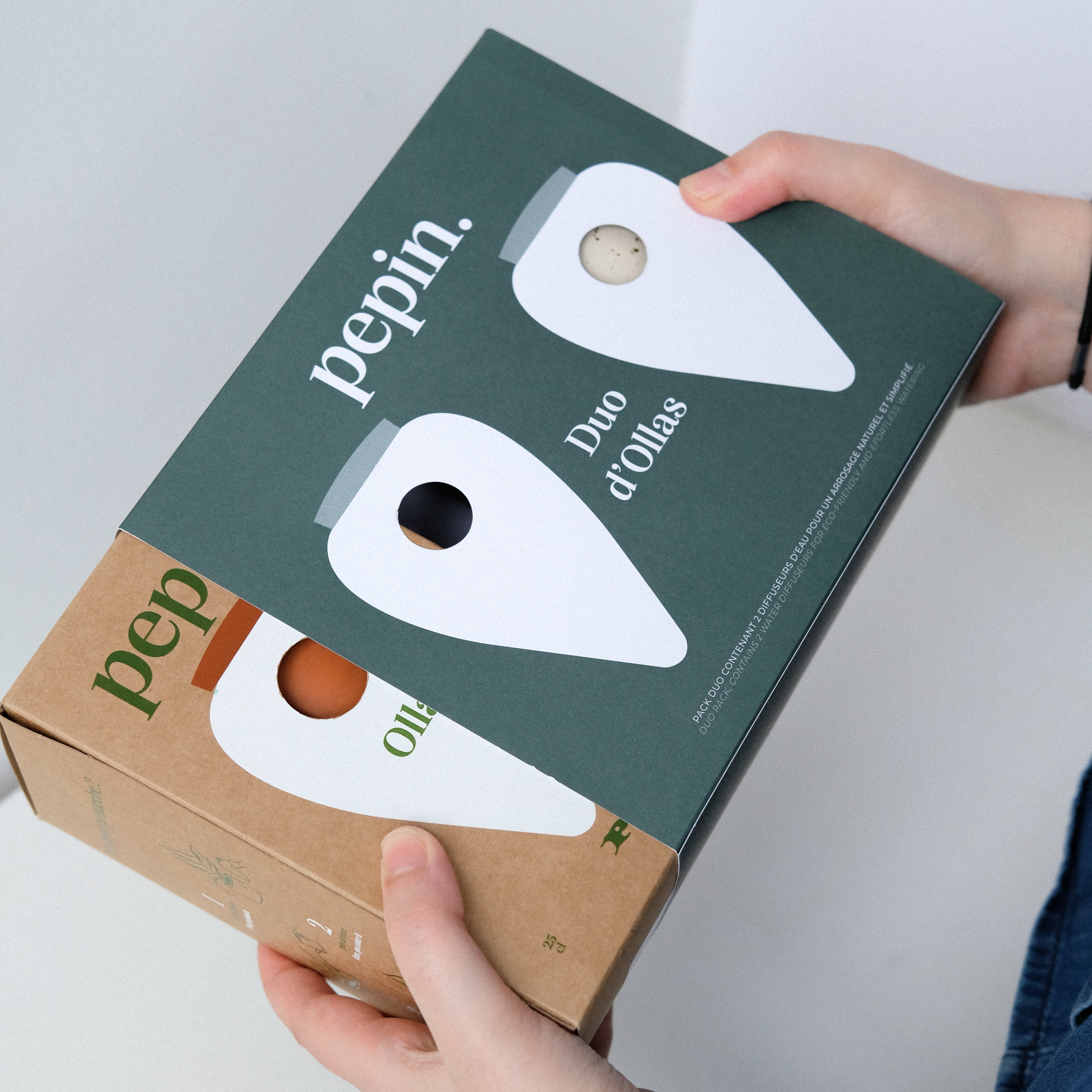 Duo d'Ollas - 1 olla Terracotta & 1 olla Jaune moutarde