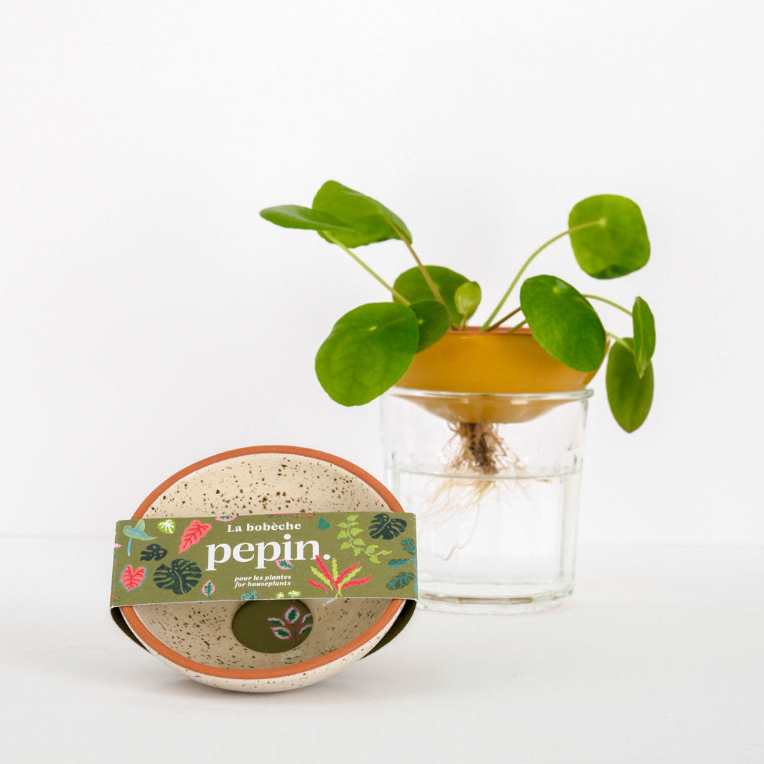 Bobèche for Plants - Speckled white