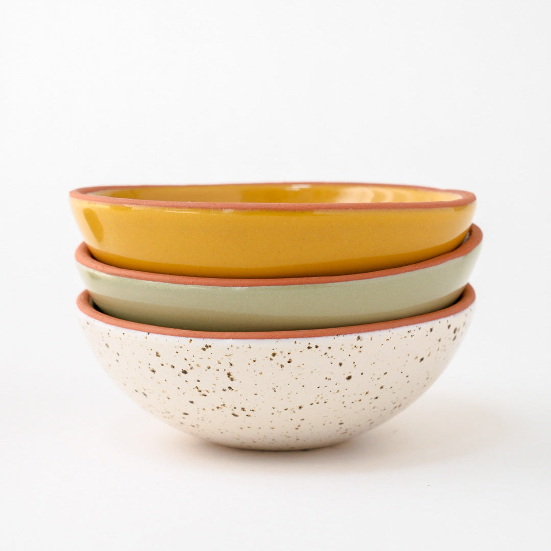 Bobèche for Flowers - Speckled white