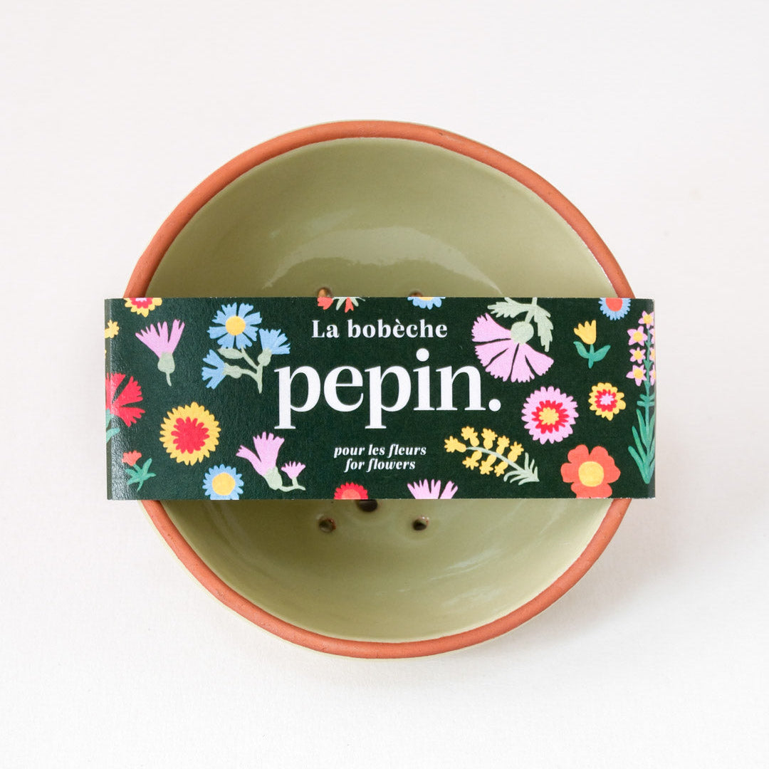 Bobèche for Flowers - Sage green